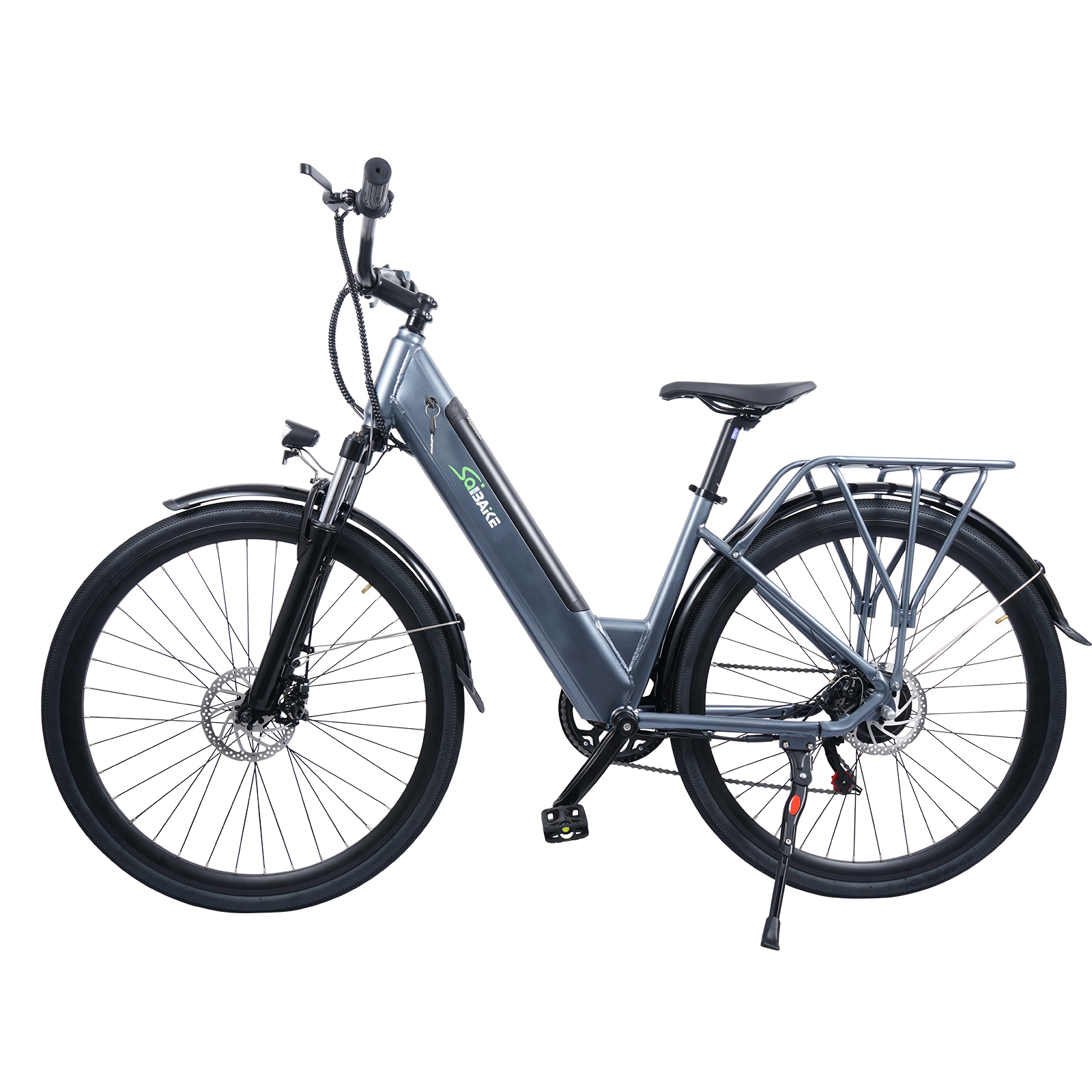 Saibike C71 Electric City Bike 250w Motor Aluminum Alloy City E-Bike 36V 7.8ah Lithium Battery Electric City Bicycle for Adults
