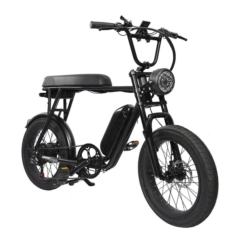 UK Stock FXH006 Electric Bicycle Fat Wheels Off Road Riding eBike 1000W Motor 48V 17.5Ah Removeable Battery