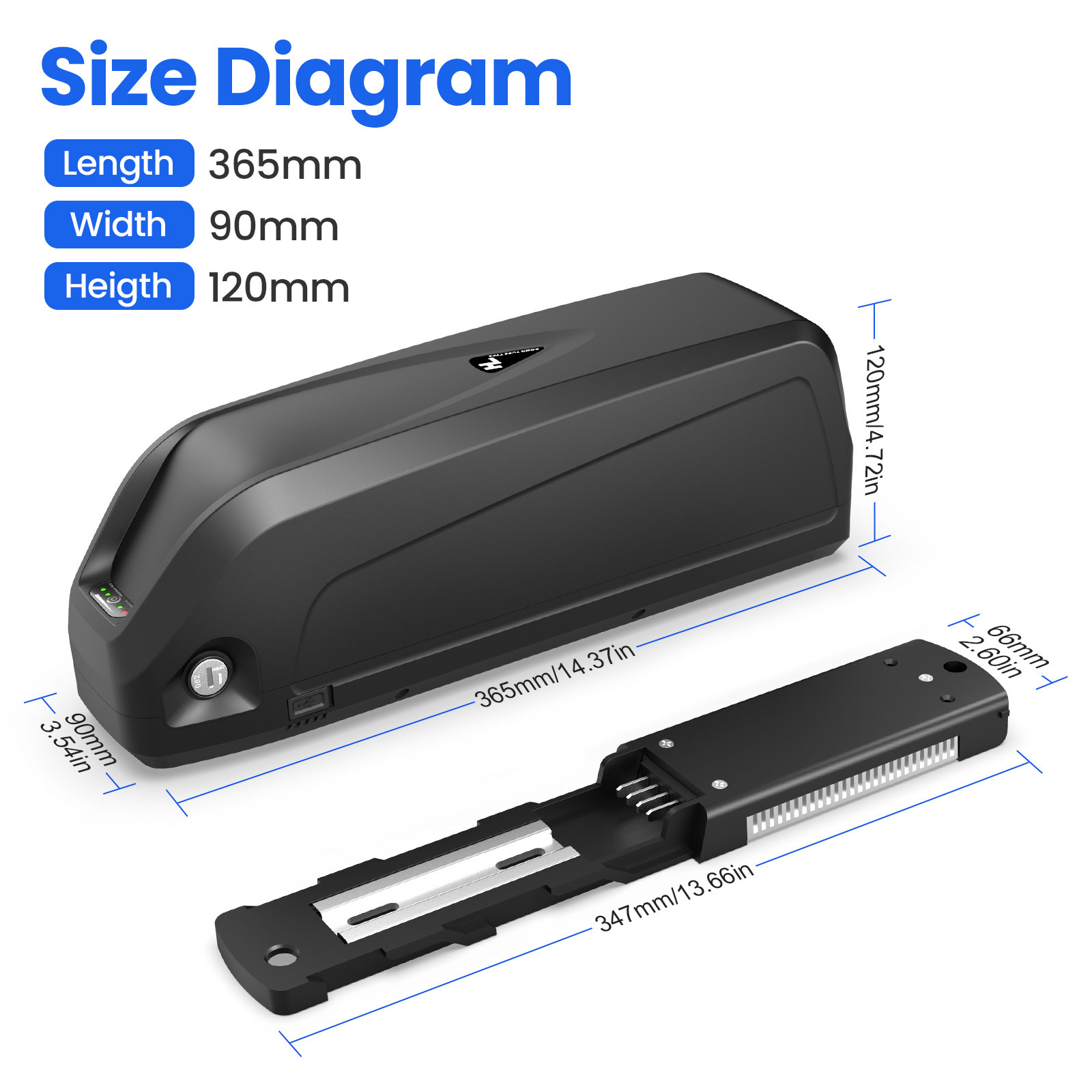 S039-5 36V 48V 20AH LG Cells Hailong EBike Battery Fit 500W 750W 1000W 1500W 1800W Motor Bafang Tongsheng