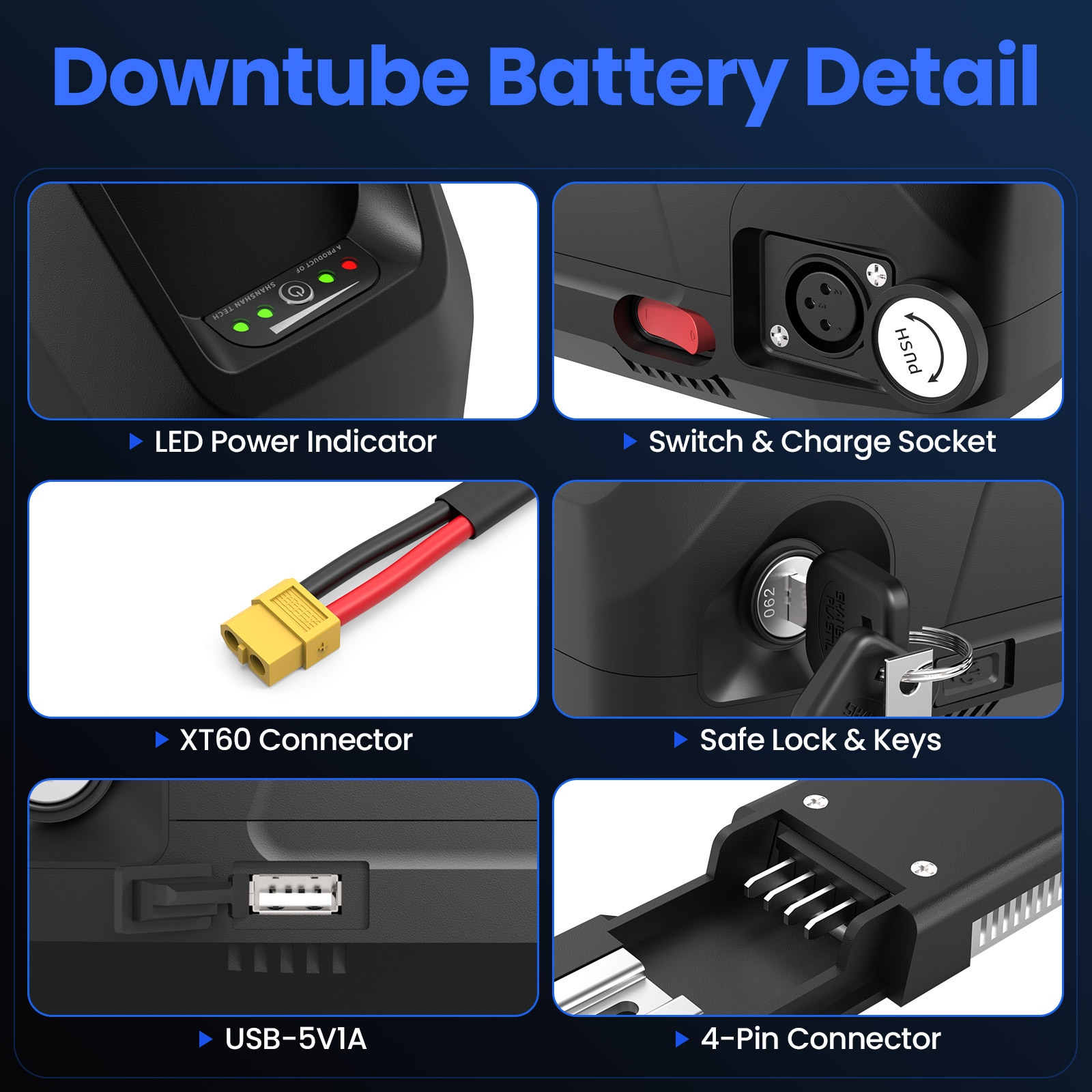 S039-5 36V 48V 20AH LG Cells Hailong EBike Battery Fit 500W 750W 1000W 1500W 1800W Motor Bafang Tongsheng