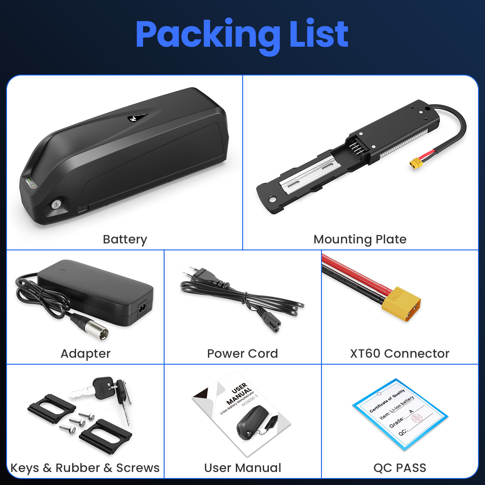 S039-5 36V 48V 20AH LG Cells Hailong EBike Battery Fit 500W 750W 1000W 1500W 1800W Motor Bafang Tongsheng