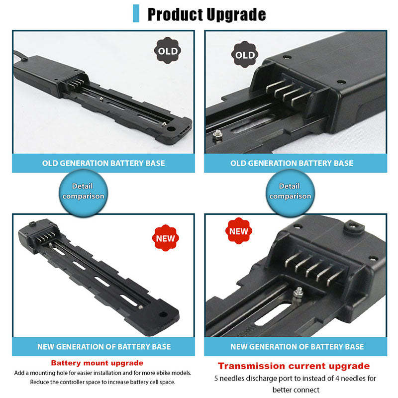 R049-2 48V 52V 13AH Ebike battery POLLY DP-6 Jumbo Shark Lithium Battery for 500W 750W 1000W motor【USA STOCK】