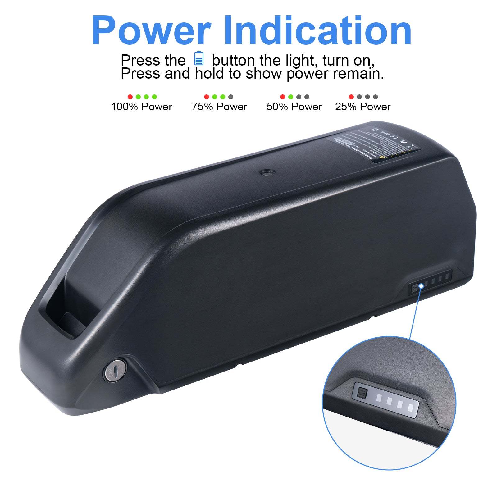 R049-8 52V 20Ah LG5000mah EBike Battery 21700 cells Polly DP-21700-5 Jumbo Shark Electric Bike Battery for 250W 350W 500W 750W 800W 1000W Watt motor【USA STOCK】