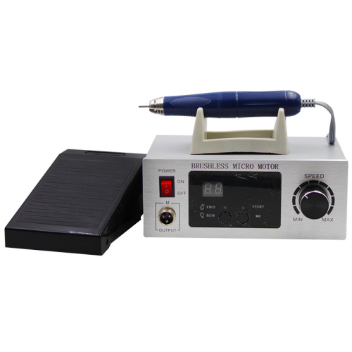 Micromotor de alta calidad de 50,000 RPM, paso ajustable, sin carbón, sin escobillas, dentista, equipo de pulido de joyas por pie P