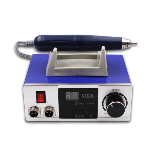 Equipo de micromotor de alta calidad de 60,000 RPM por pedal, sin carbón, sin escobillas, dentista, pulido de joyas, taladro de laboratorio