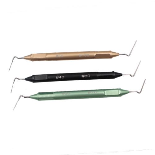 Instrumento de endodoncia con 2 puntas de níquel-titanio