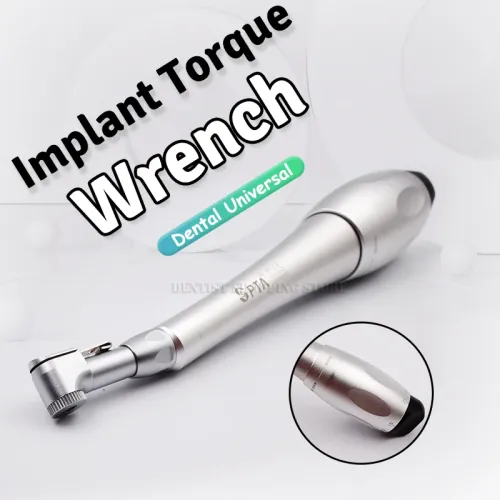 With 12pcs Drivers Dentistry Ratchet Latch Head Dental Implant Torque Handle 5to35 N.cm For Screwing Prosthetic Components