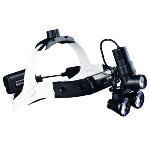 5W Headlight Loupe Dental with 3.5X 2.5X Headband