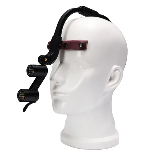 Binocular Magnifying Double Headlamp 1.5X2.5X3.5X Lightweight Head Frame
