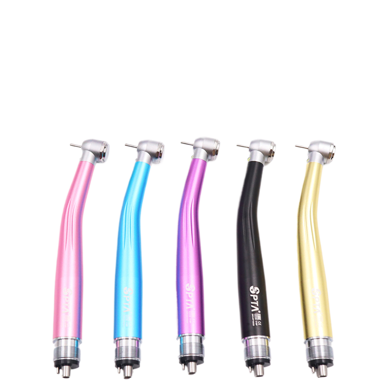 Pieza de mano dental LED arcoíris