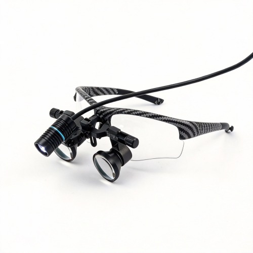 Lupa Dental Zebra Series con Ajuste Sensible y Lámpara LED de 3W para Dentistas