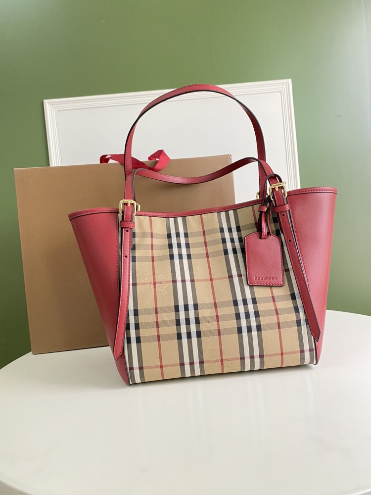 Burberry patchwork shopping bag boutique