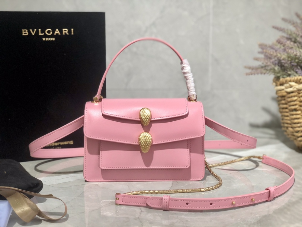 Bulgari double snake head satchel boutique