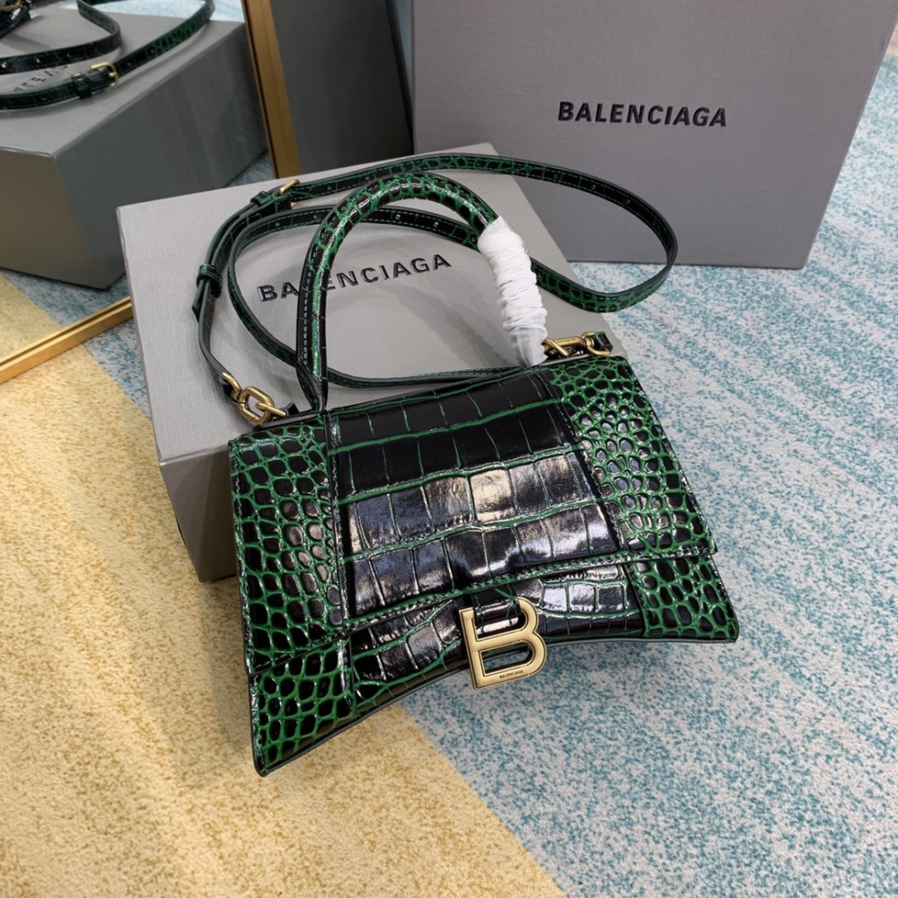 BALENCIAGA Crocodile hourglass bag boutique