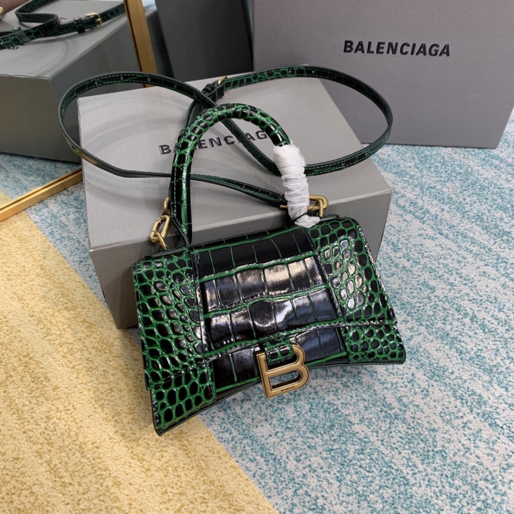BALENCIAGA Crocodile hourglass bag boutique
