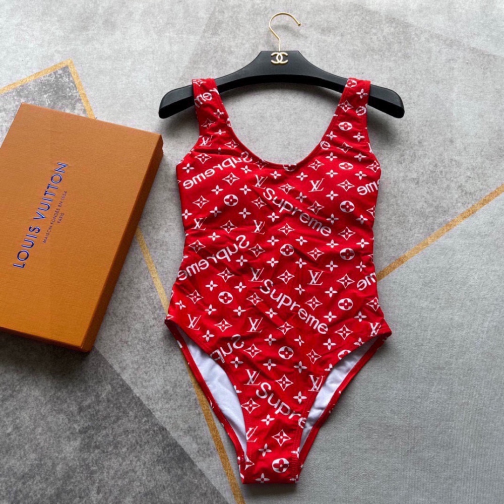 LV co-branded one-piece swimming costume