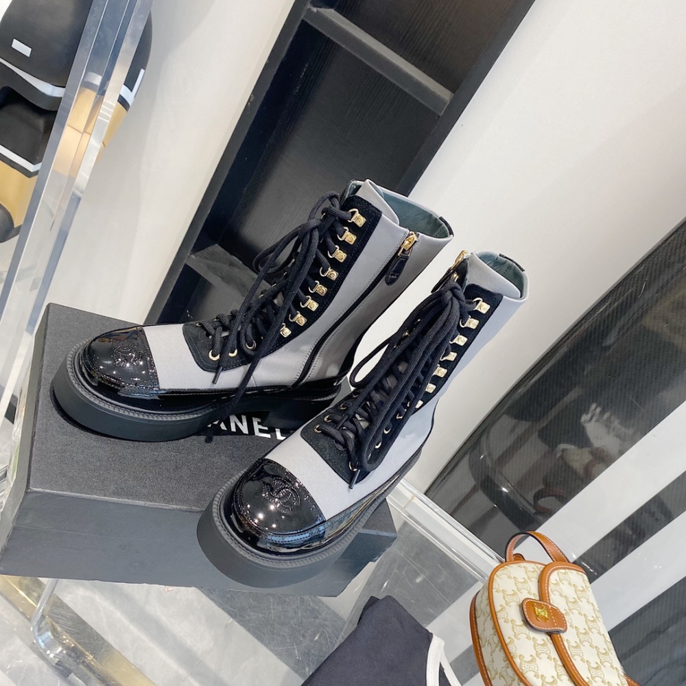 Chanel Panda boots