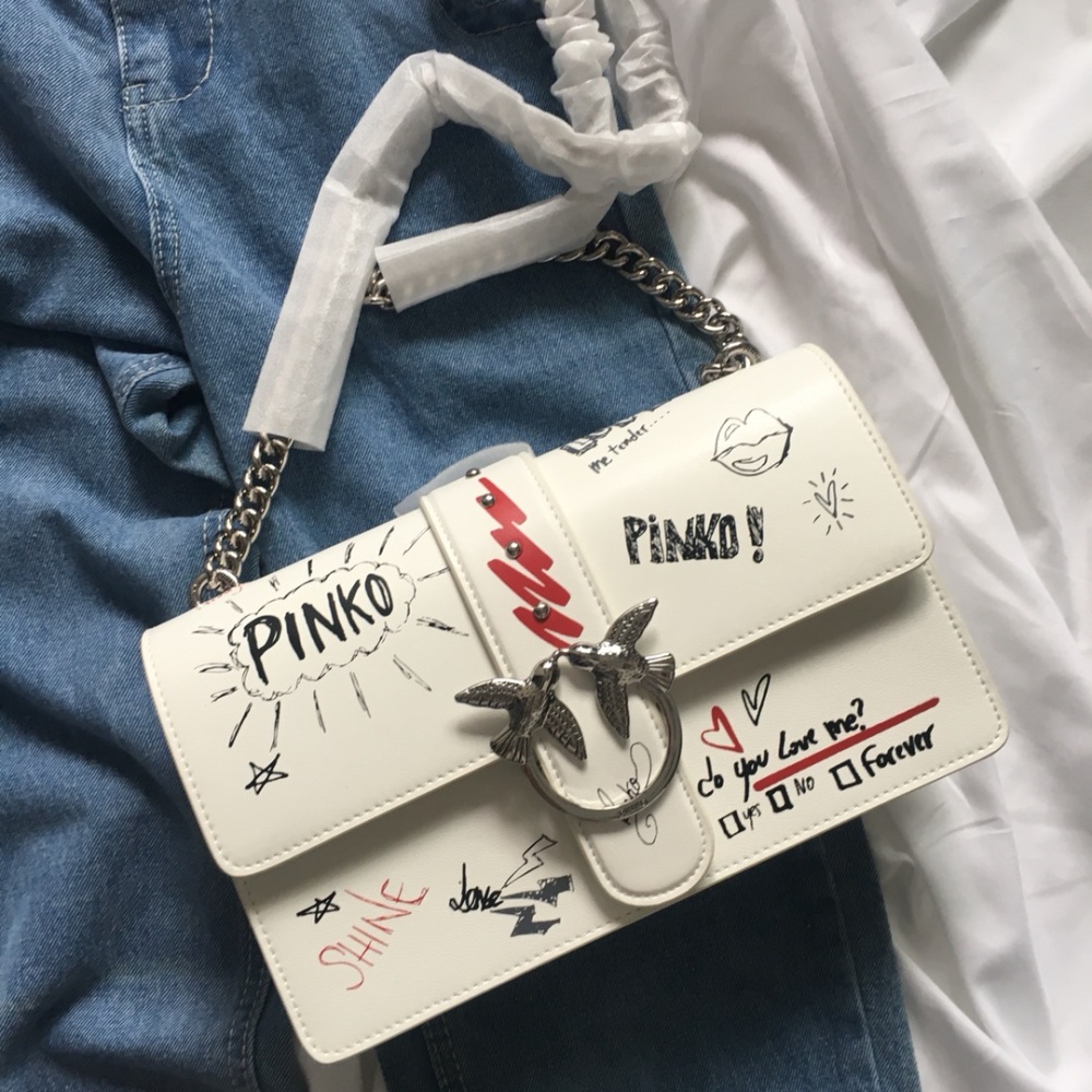 PINKO doodle swallow bag