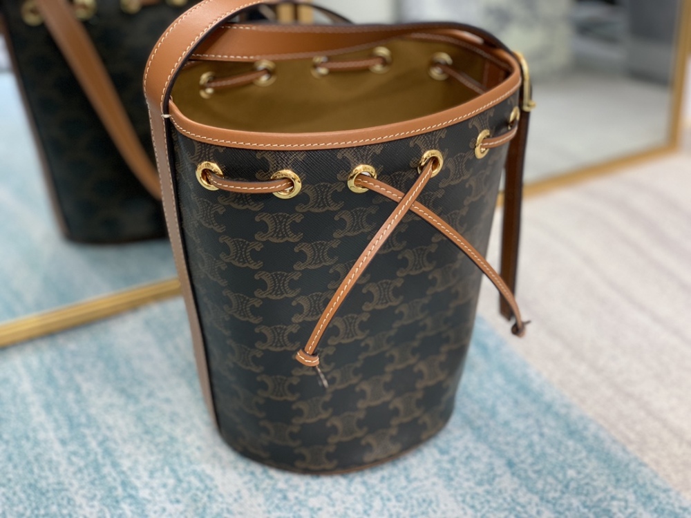 CELINE drawstring bucket bag boutique