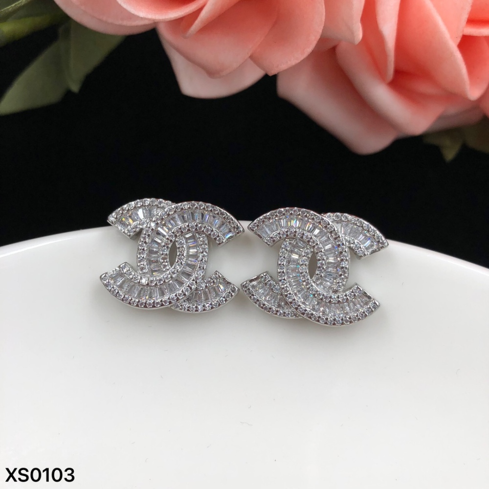 Chanel stud earrings
