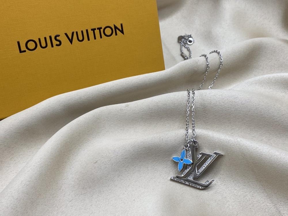 LV monogram necklace