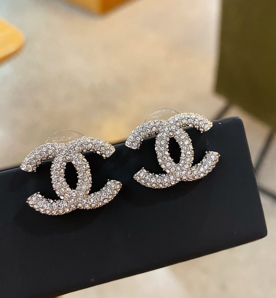 Chanel stud earrings