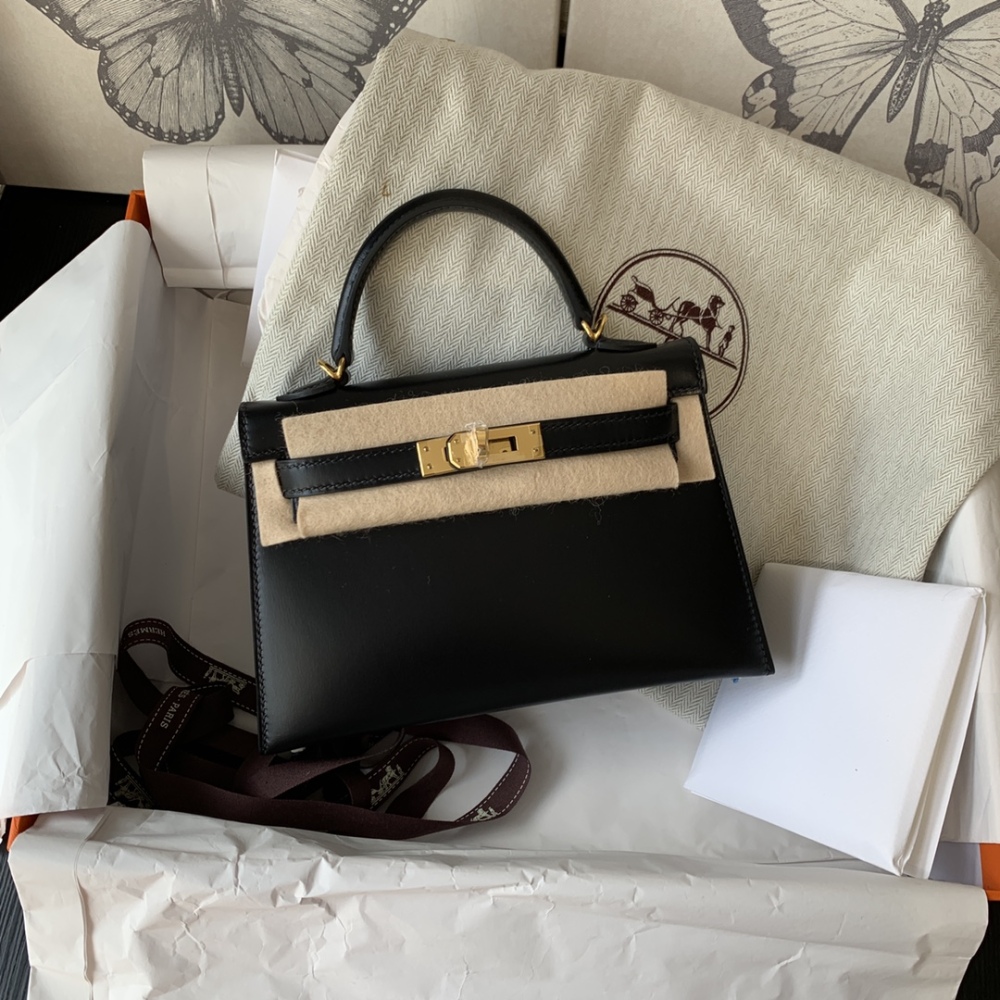 Hermes kelly II 19cm Box leather Boutique