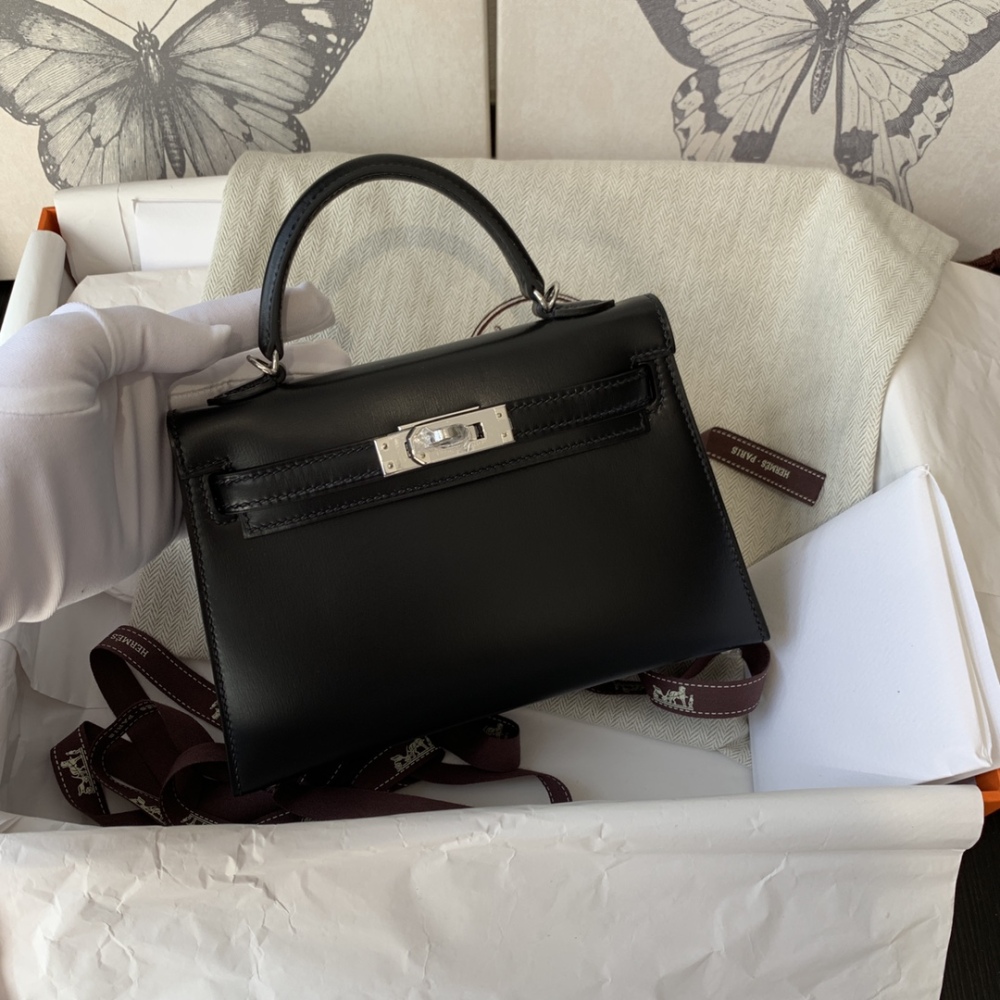 Hermes kelly II 19cm Box leather Boutique