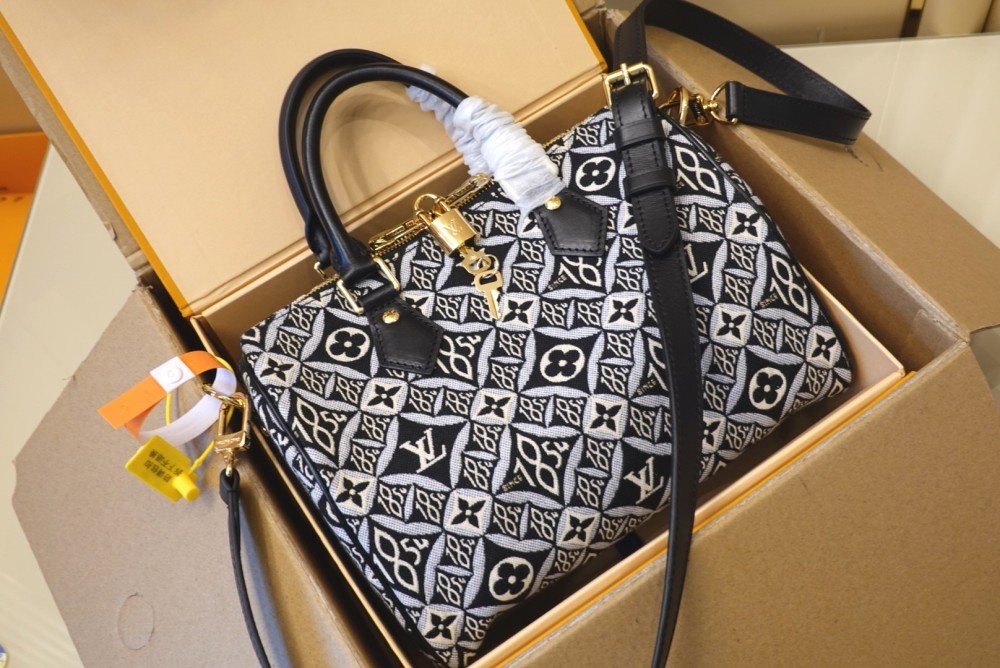 Louis Vuitton Jacquard speedy 25cm Boutique