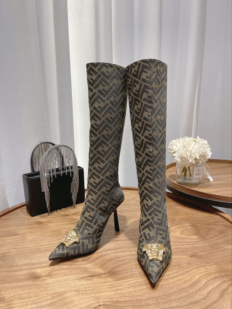 Versace boots 7cm