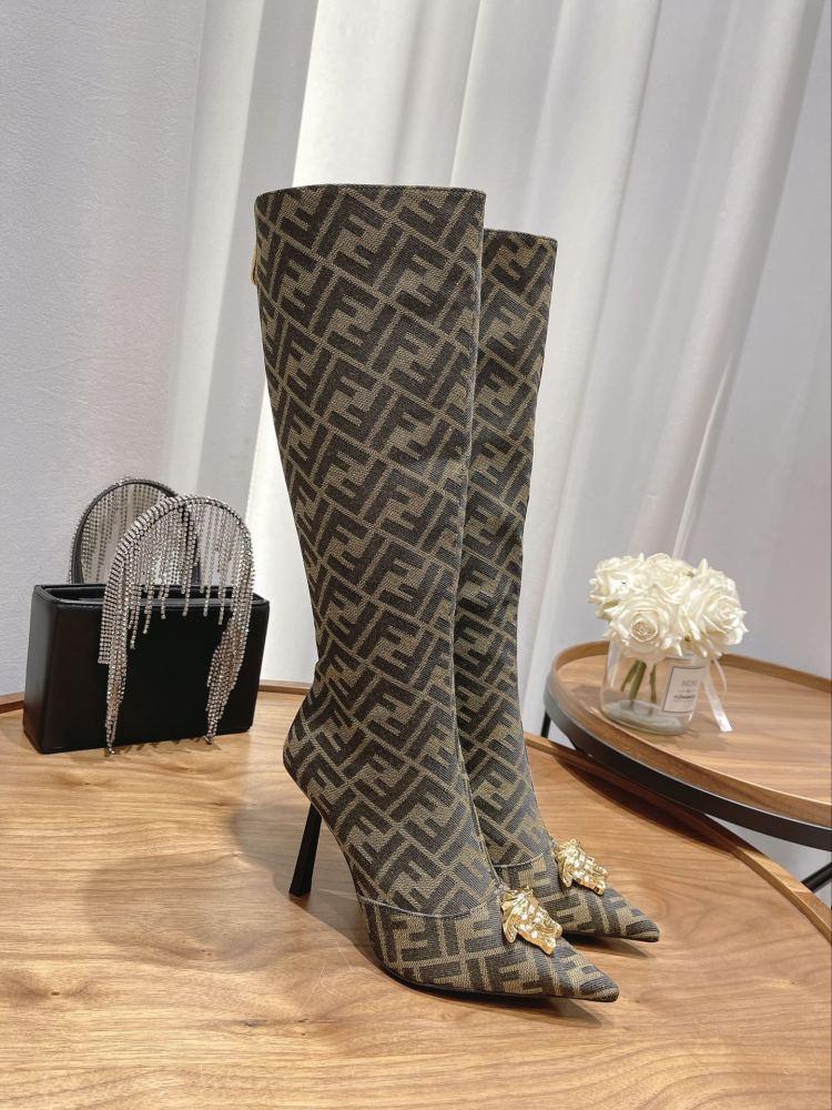 Versace boots 7cm