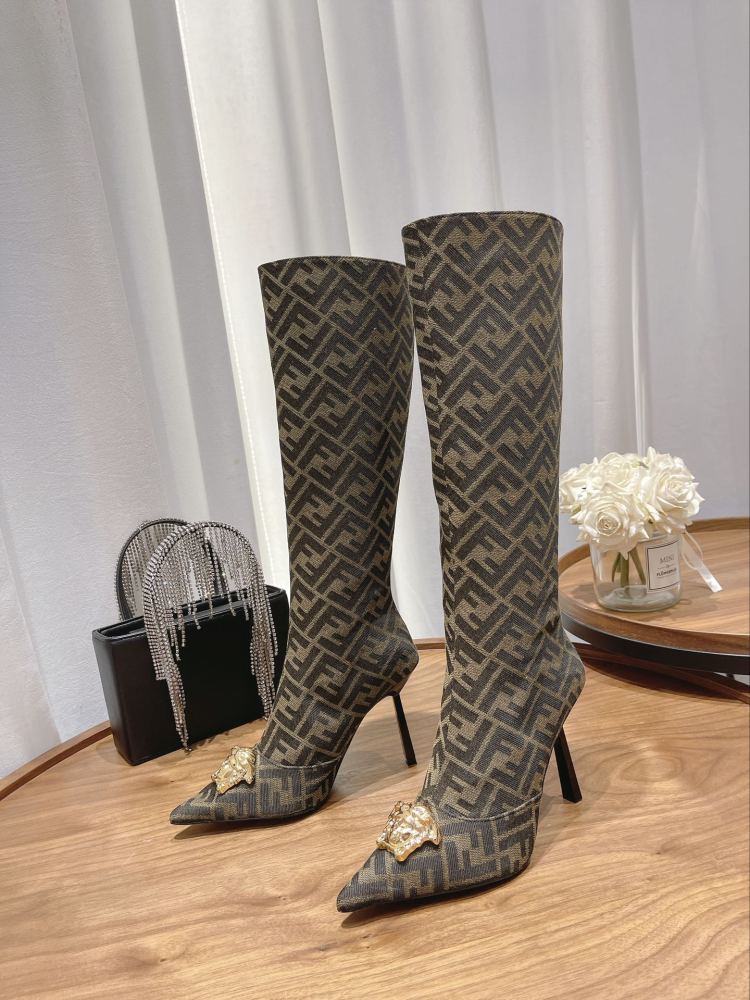 Versace boots 7cm