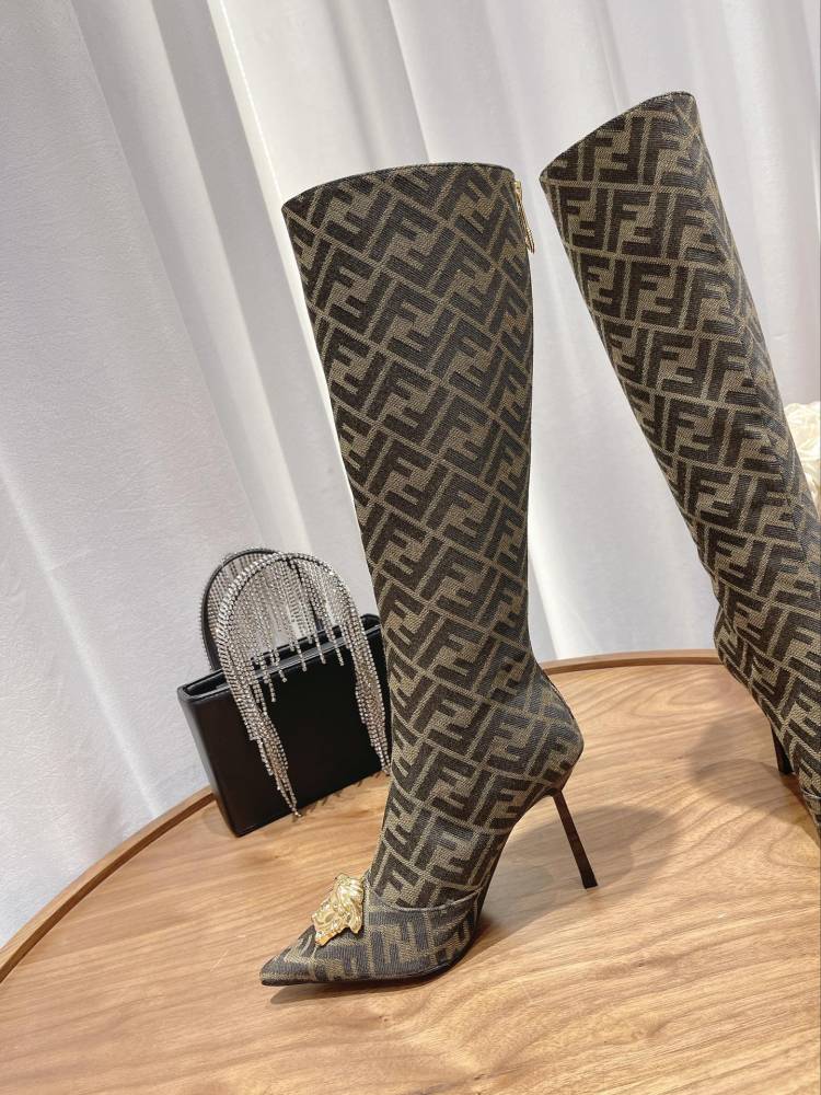 Versace boots 7cm