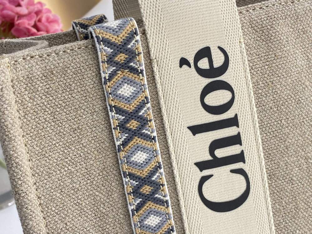 Chloe Canvas WoodyTote GM Mirror Boutique