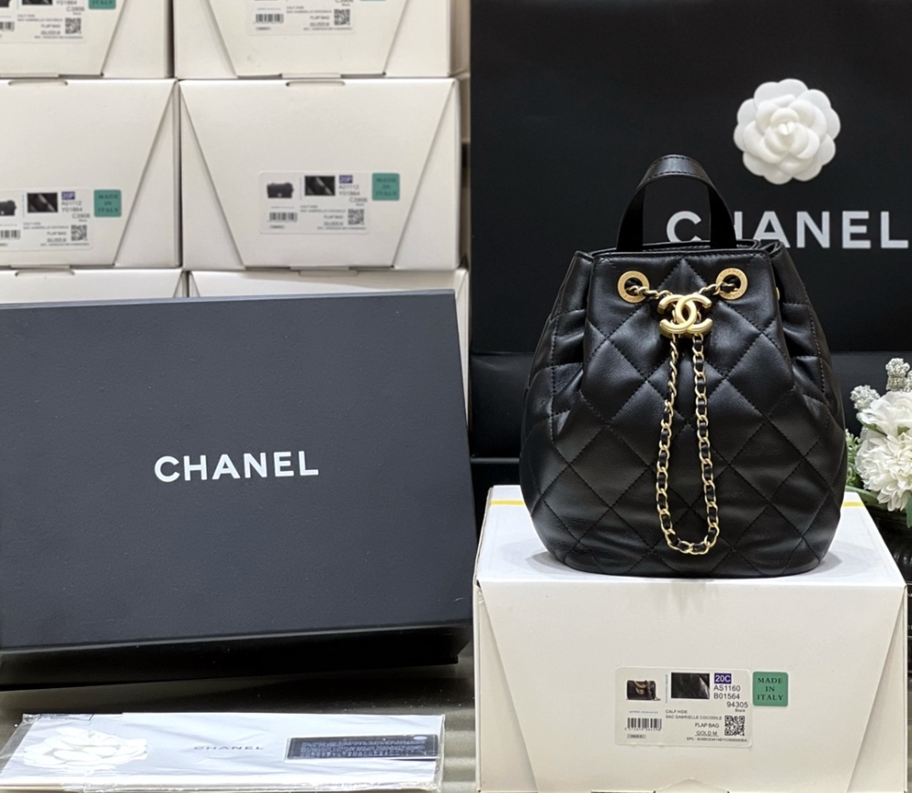 Chanel 22s drawstring bucket  3211 Mirror Boutique