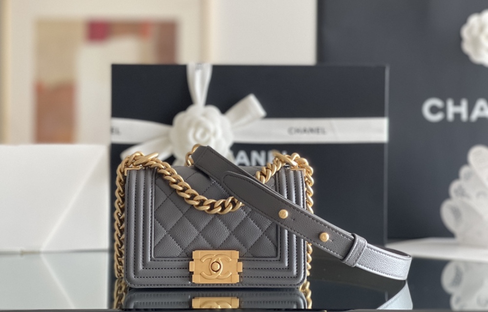 Chanel 𝗠𝗶𝗻𝗶 𝗟𝗲𝗯𝗼𝘆 22S Mirror Boutique