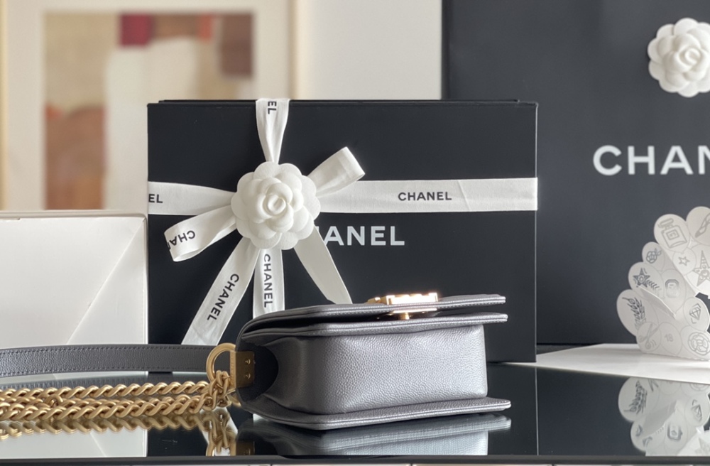 Chanel 𝗠𝗶𝗻𝗶 𝗟𝗲𝗯𝗼𝘆 22S Mirror Boutique
