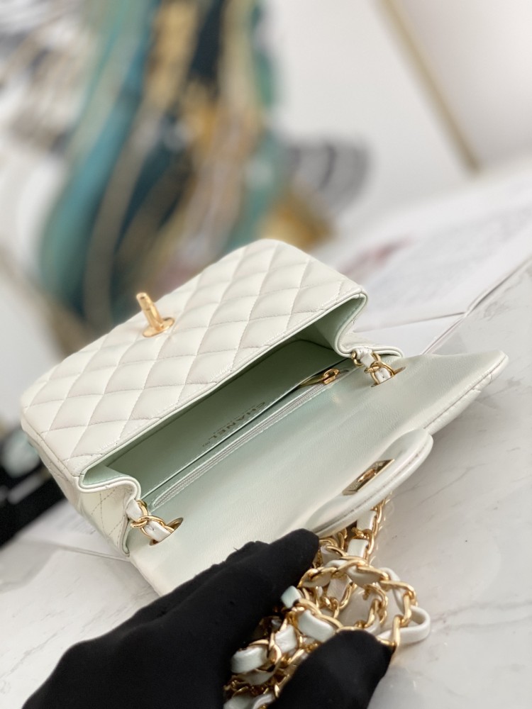 Chanel Fatty Fang Sheepskin Pearlescent Mirror Boutique