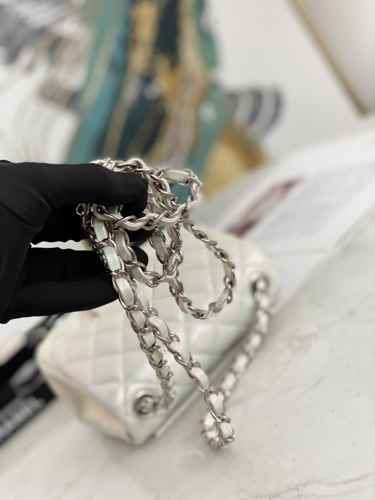 Chanel Fatty Fang Sheepskin Pearlescent Mirror Boutique