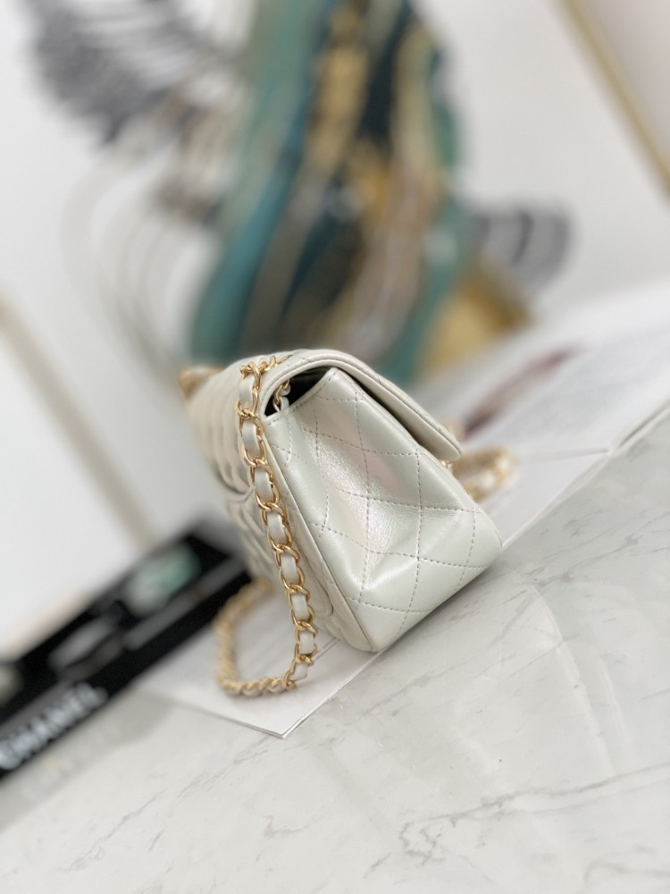 Chanel Fatty Fang Sheepskin Pearlescent Mirror Boutique