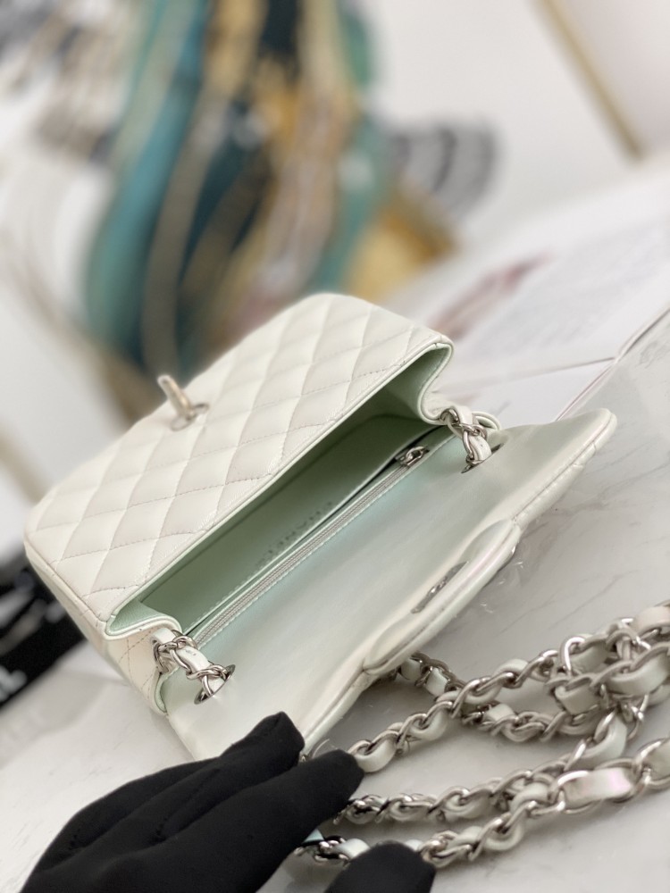 Chanel Fatty Fang Sheepskin Pearlescent Mirror Boutique