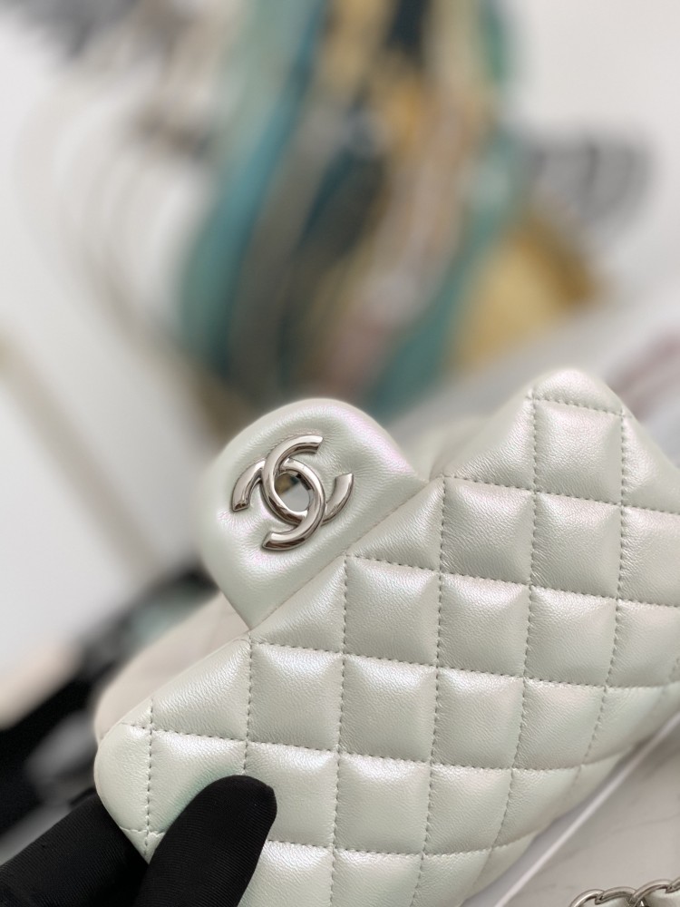 Chanel Fatty Fang Sheepskin Pearlescent Mirror Boutique