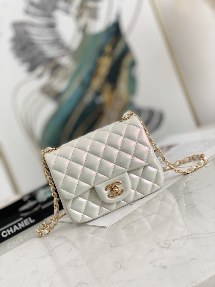 Chanel Fatty Fang Sheepskin Pearlescent Mirror Boutique