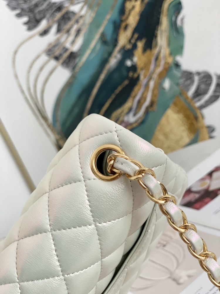 Chanel Fatty Fang Sheepskin Pearlescent Mirror Boutique