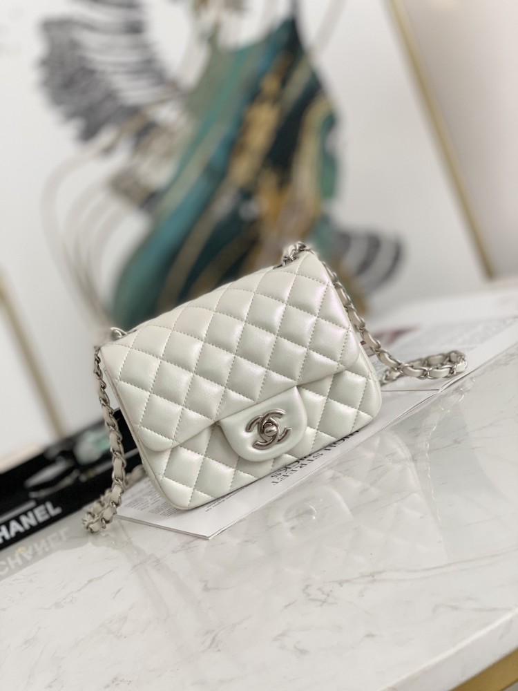 Chanel Fatty Fang Sheepskin Pearlescent Mirror Boutique