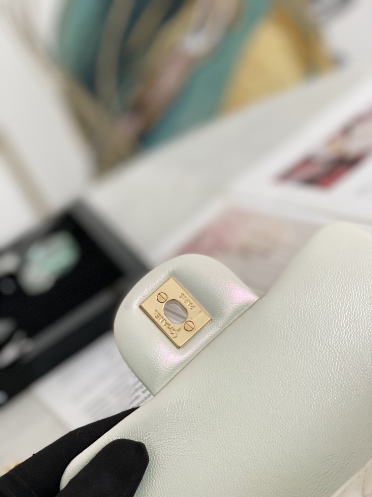 Chanel Fatty Fang Sheepskin Pearlescent Mirror Boutique