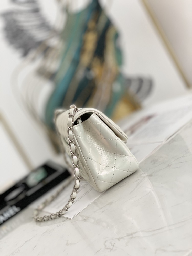 Chanel Fatty Fang Sheepskin Pearlescent Mirror Boutique