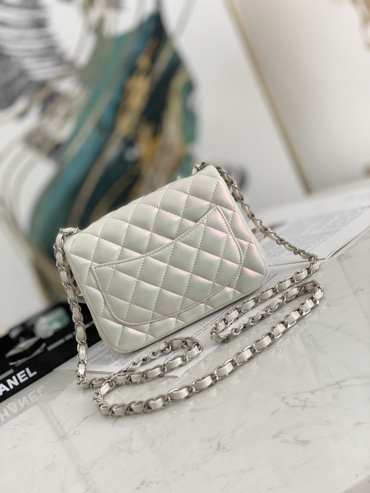 Chanel Fatty Fang Sheepskin Pearlescent Mirror Boutique