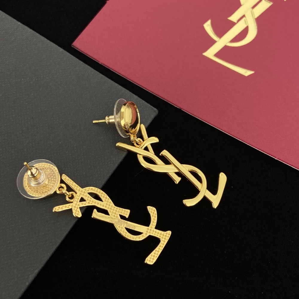 YSL stud earrings
