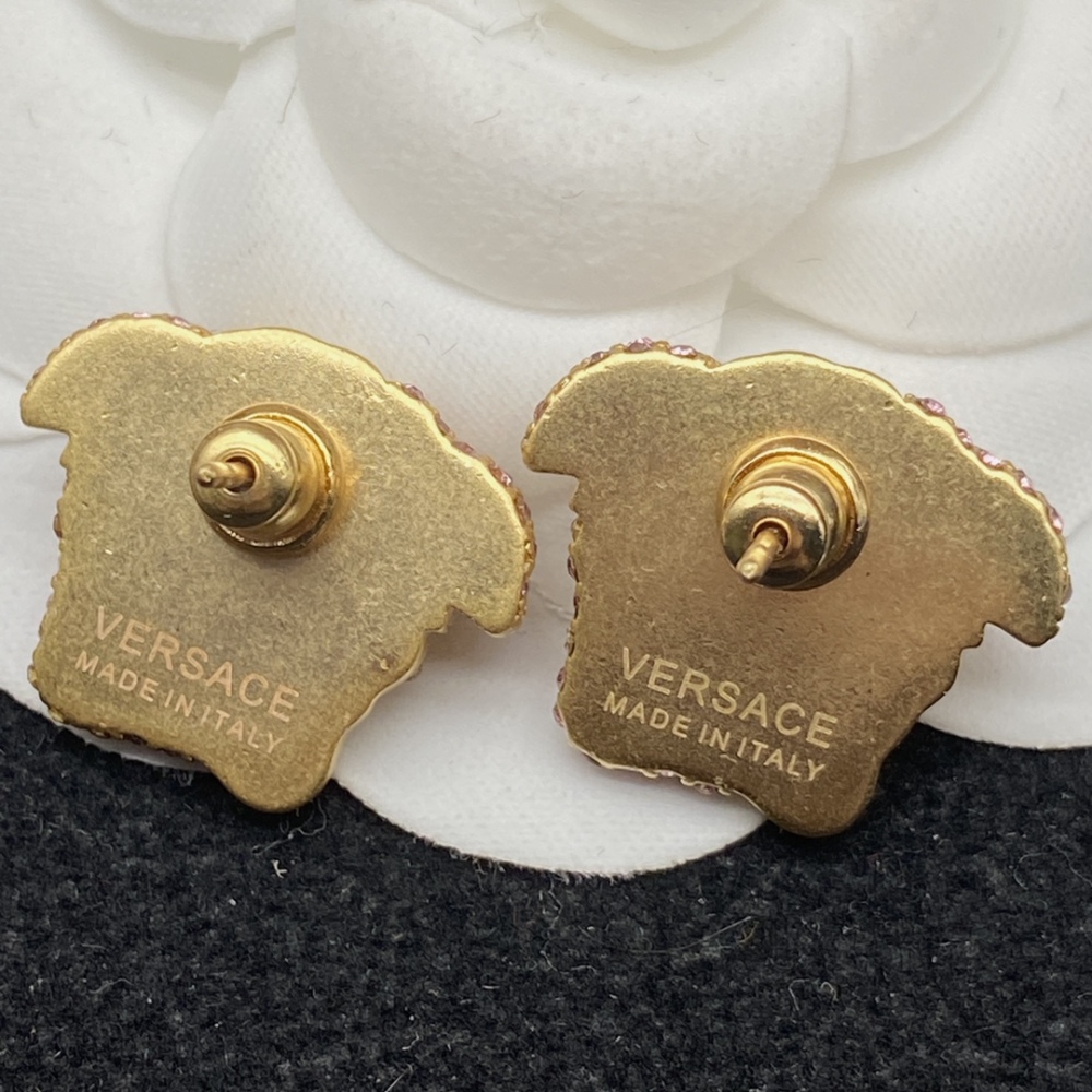 Versace stud earrings